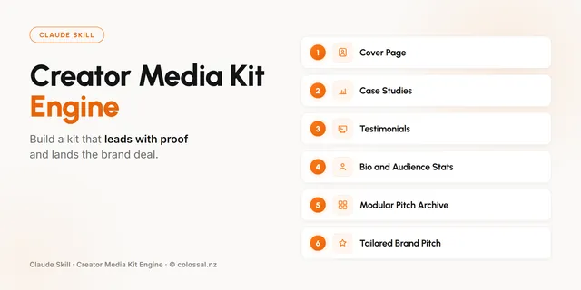 Creator Media Kit Engine cover