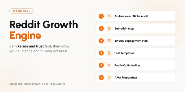 Reddit Growth Engine cover