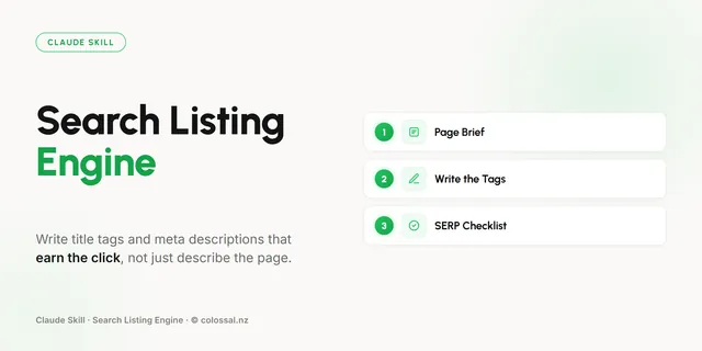 Search Listing Engine cover