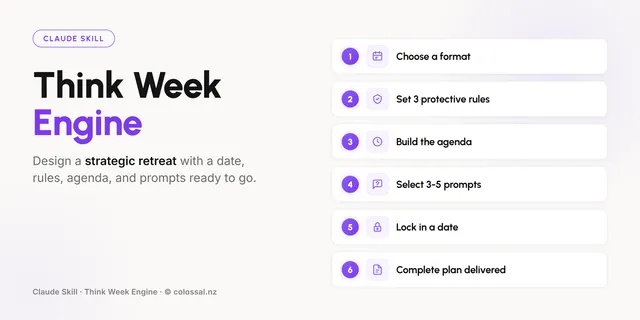 Think Week Engine cover